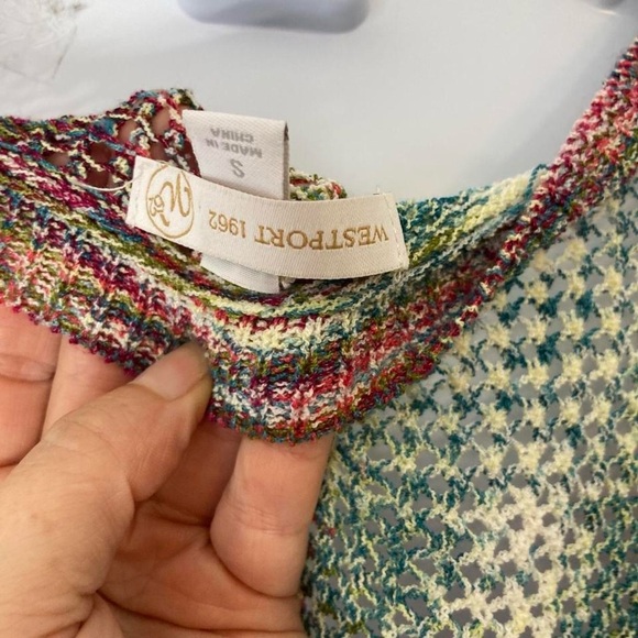 Multicolor Knit Women's Sweater Westport S - Picture 4 of 4